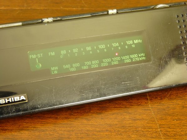 Vintage 1980 Toshiba CR-3000 Stereo Digital Clock Radio