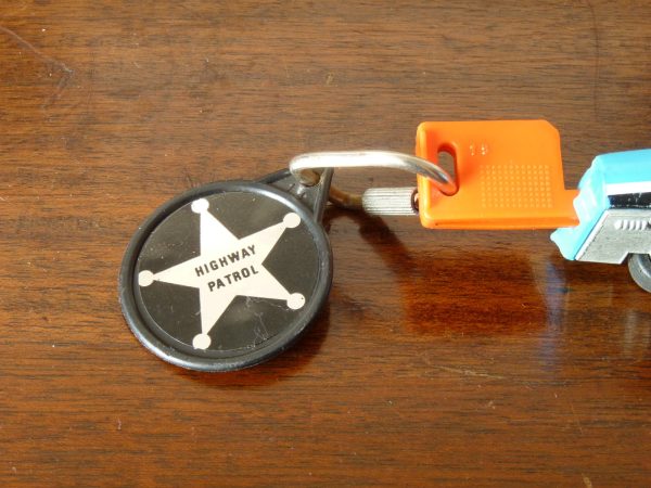 1980s Kidco Burnin' Keys Highway Patrol Car with key