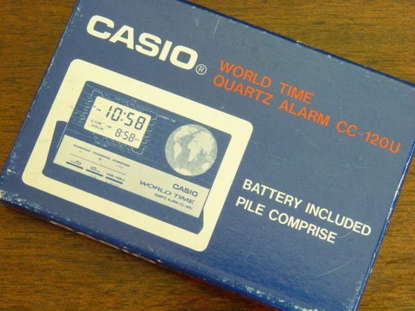 Credit Card Sized Casio World Time Quartz Alarm Clock CC120-U