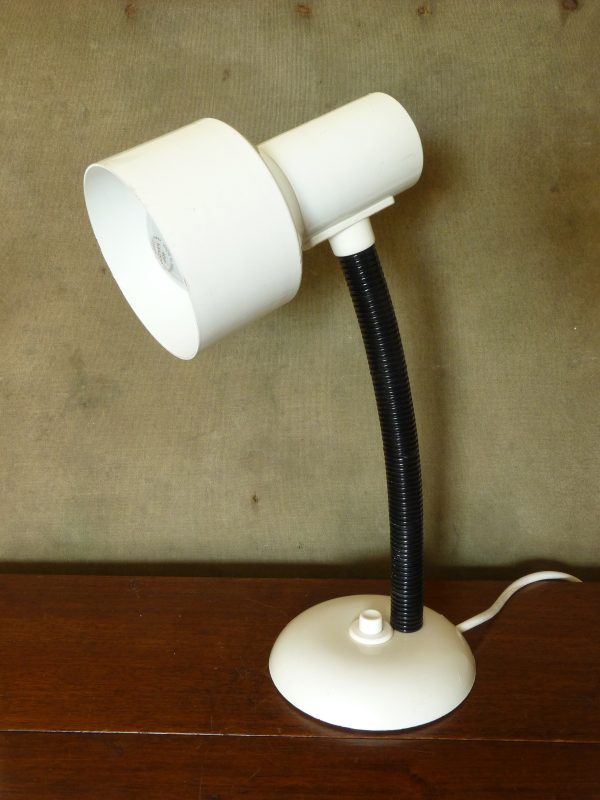 White Maclamp Gooseneck Desk Lamp for Habitat, 1970s