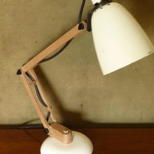 Vintage White Maclamp No. 8 Desk Lamp designed by Terence Conran