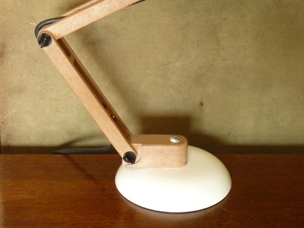 Vintage White Maclamp No. 8 Desk Lamp designed by Terence Conran