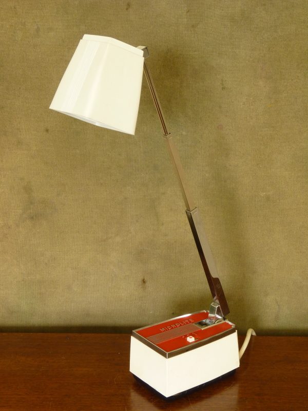 Vintage Red Microlite Telescopic Desk Light