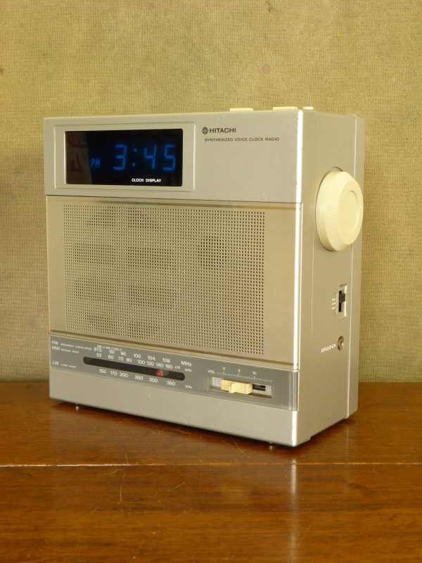 Hitachi KC-S51L Synthesised Voice Clock Radio