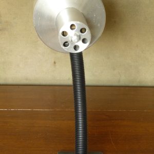 Small Brushed Aluminium Clamp Lamp by Maclamp 1970s